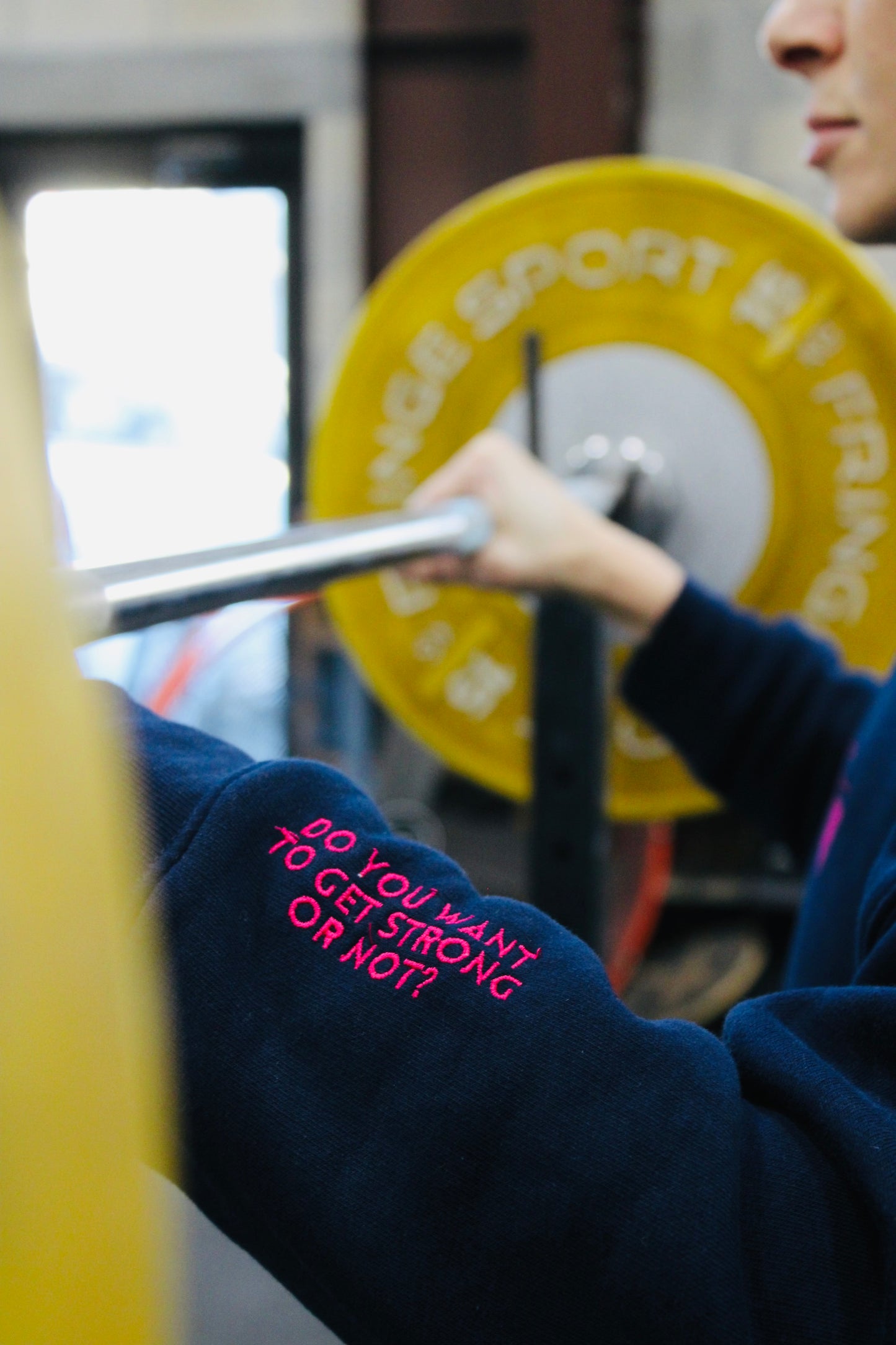 Jacksonville Weightlifting Ladies Crew Neck Embroidered Sweatshirt