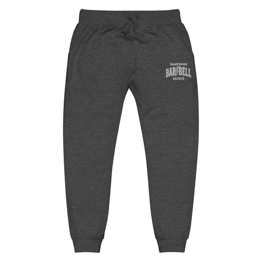 Barbell Baddie Embroidered Unisex fleece sweatpants