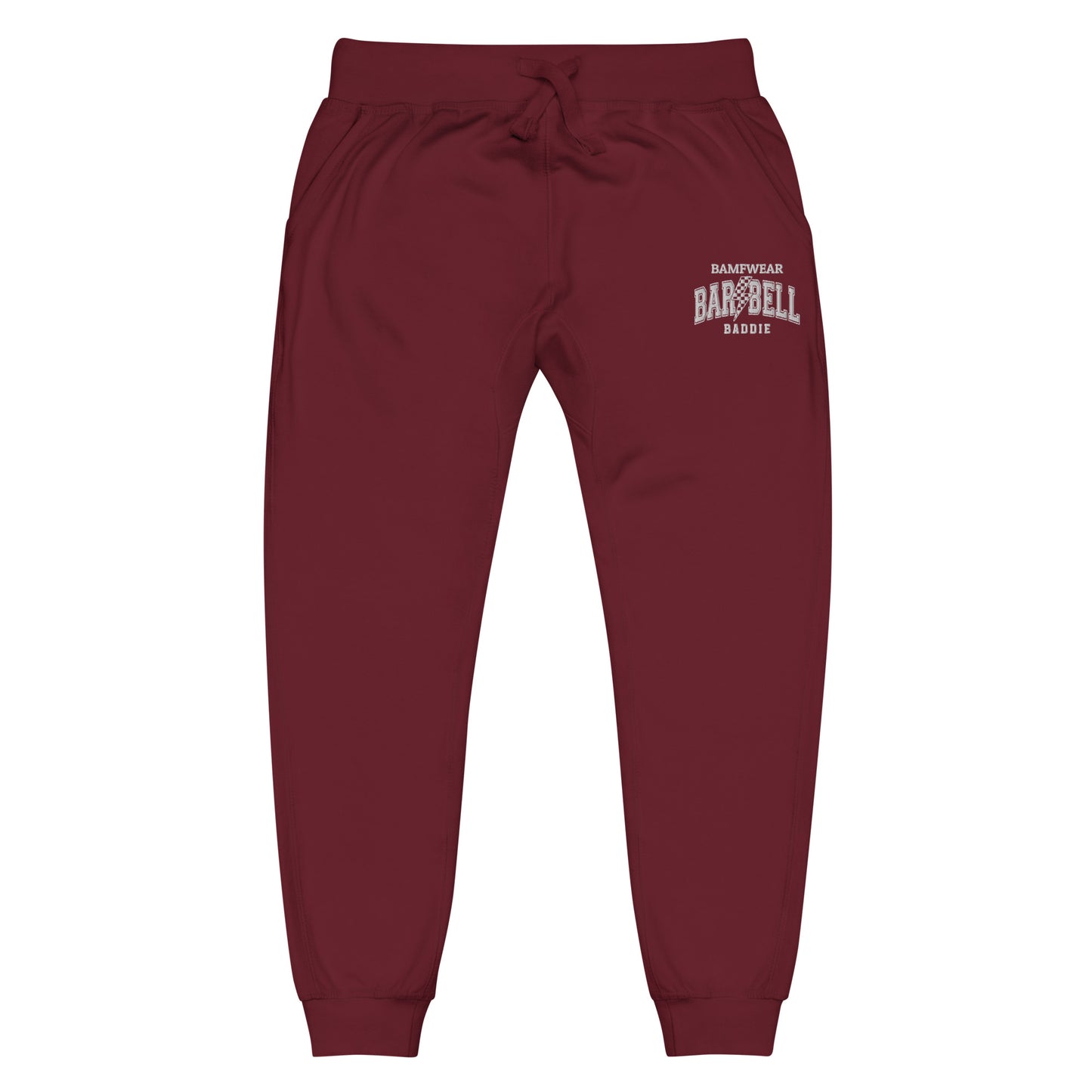 Barbell Baddie Embroidered Unisex fleece sweatpants