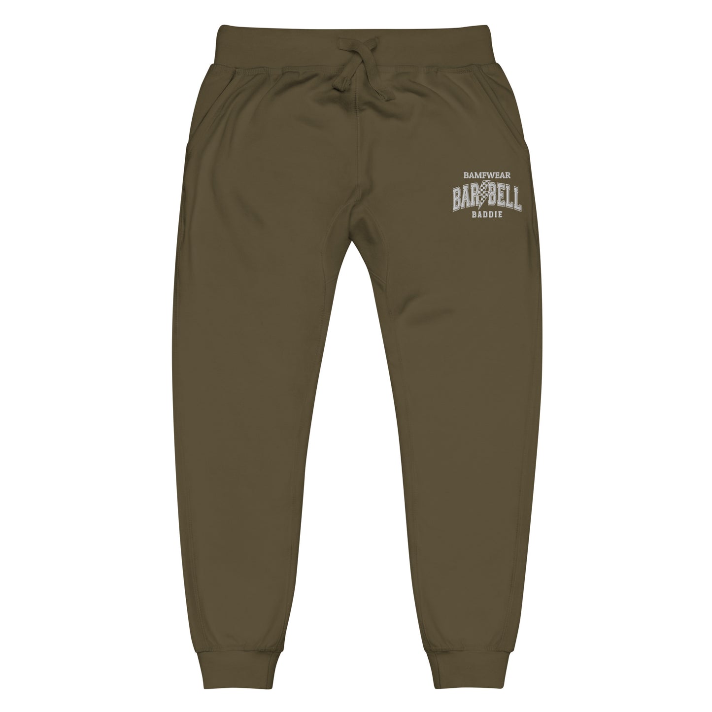 Barbell Baddie Embroidered Unisex fleece sweatpants