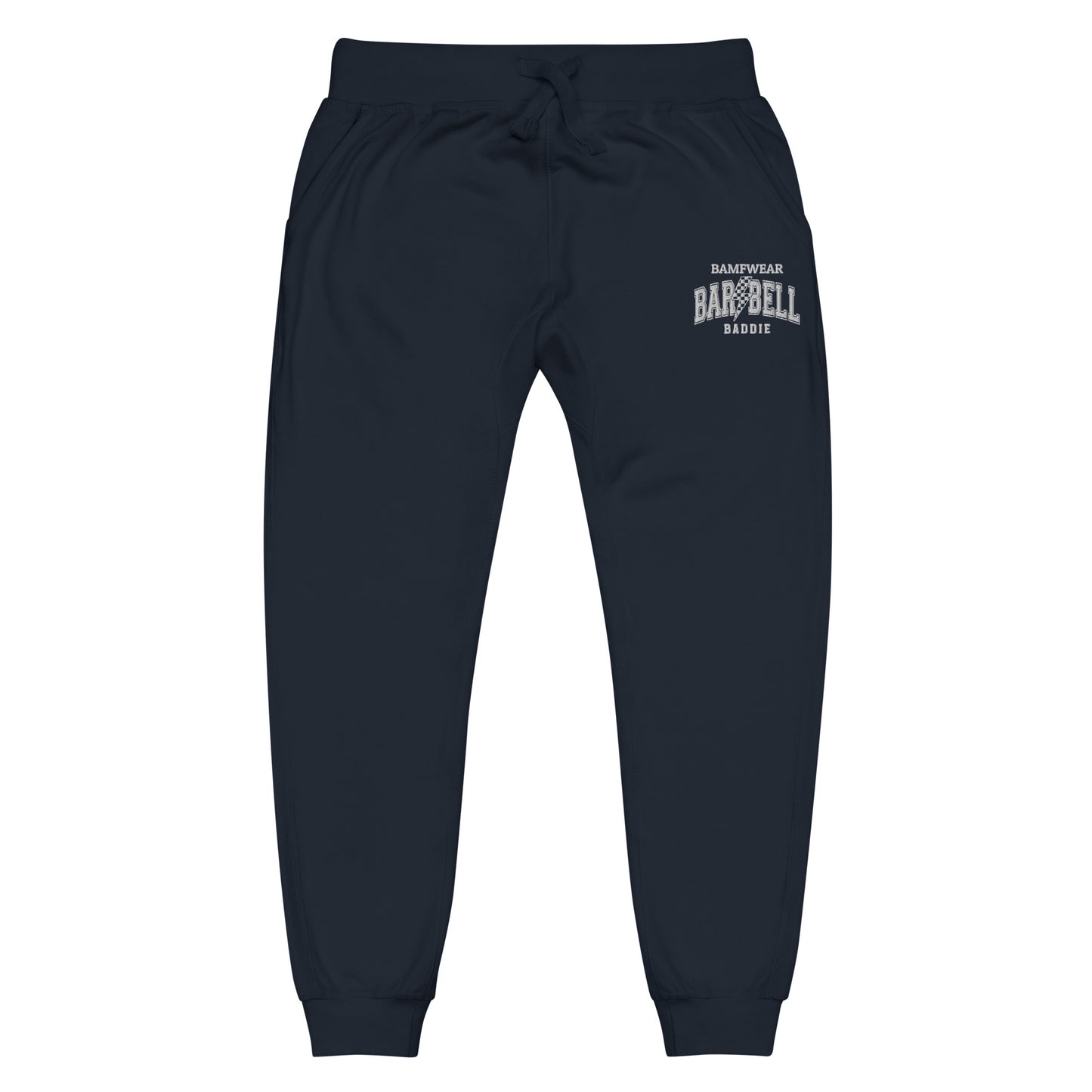 Barbell Baddie Embroidered Unisex fleece sweatpants