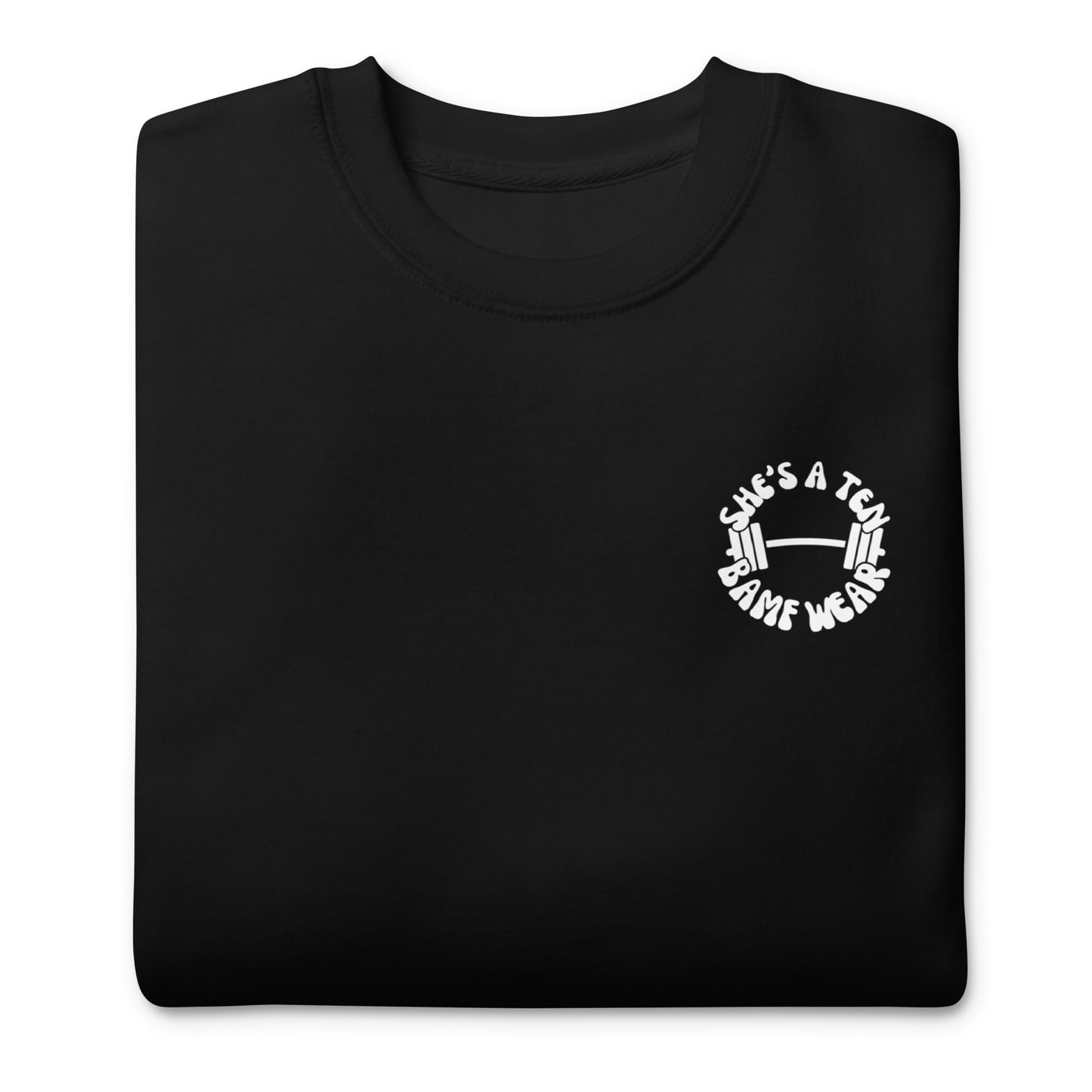 She's A Ten Unisex Premium Sweatshirt