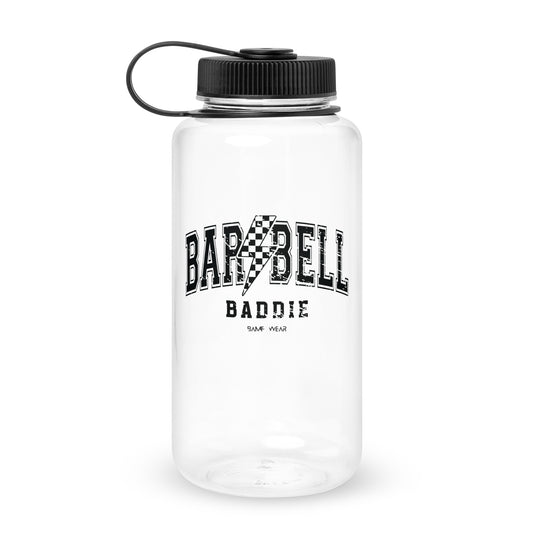 Wide mouth plastic water bottle