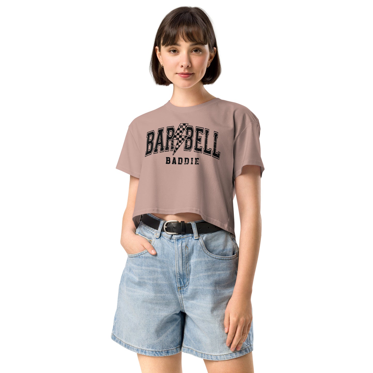 Barbell Baddie Women’s Crop Top