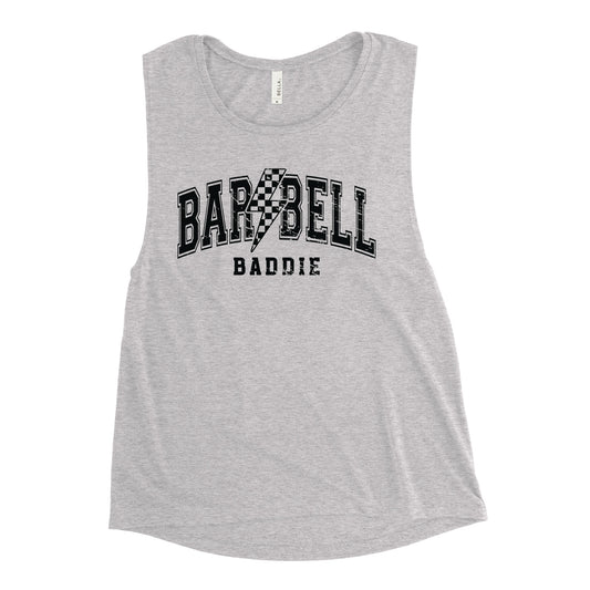 Barbell Baddie Ladies’ Muscle Tank